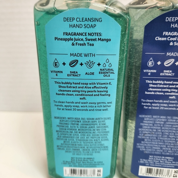 🆕 BLENDS BBW Deep Cleansing Gel Hand Soap (2) NEW Bath & Body Works - Picture 6 of 7